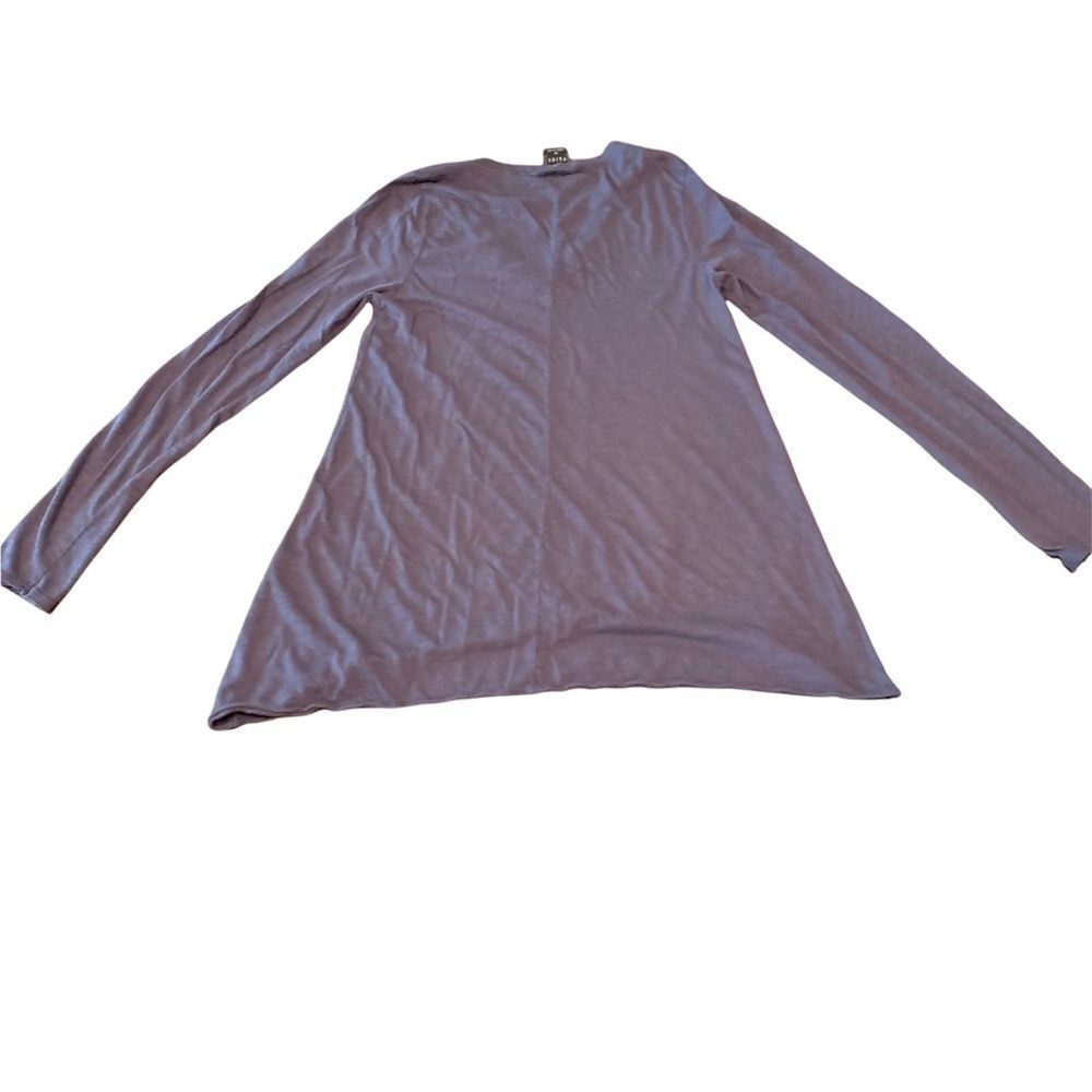 Blank Paige V-Neck Hi-Lo Long Sleeve Tee Sz M